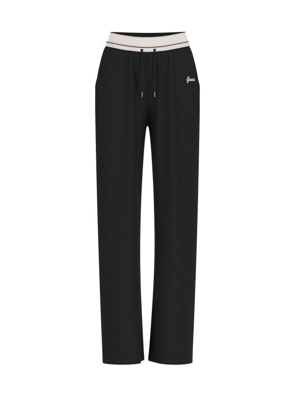 Guess Tute Tute PAULINA WIDE LEG PANTS Nero