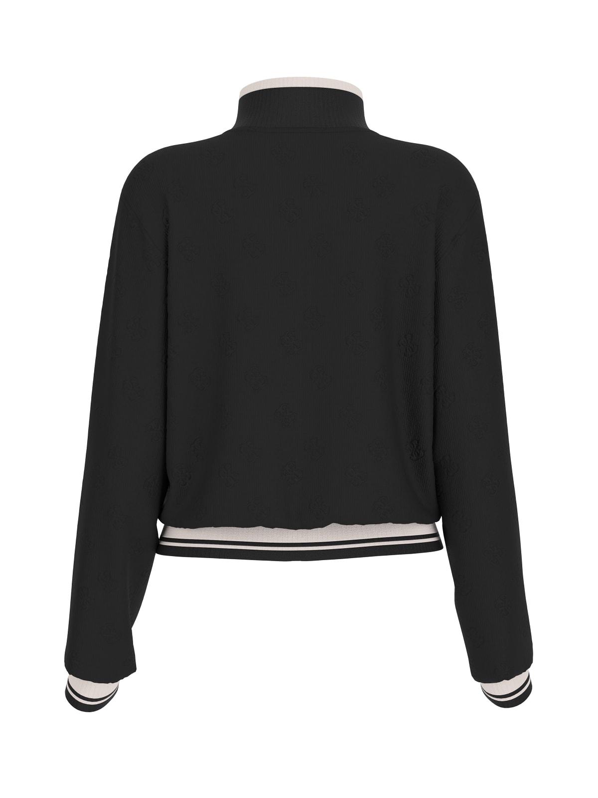 Guess Felpe Felpe PAULINA FULL ZIP SWEATSHIRT Nero