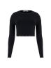 Guess T-shirt T-shirt MATILDE SEAMLESS LS TEE Nero - Foto 1