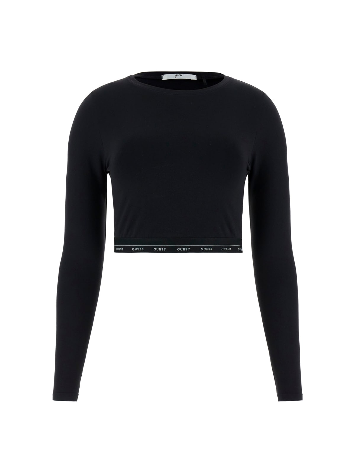Guess T-shirt T-shirt MATILDE SEAMLESS LS TEE Nero