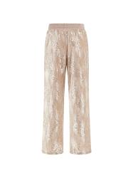 Tute SEQUINS WIDE LEG PANTS Rosa