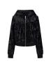 Guess Felpe Felpe SEQUINS FULL-ZIP HOODIE Nero - Foto 1