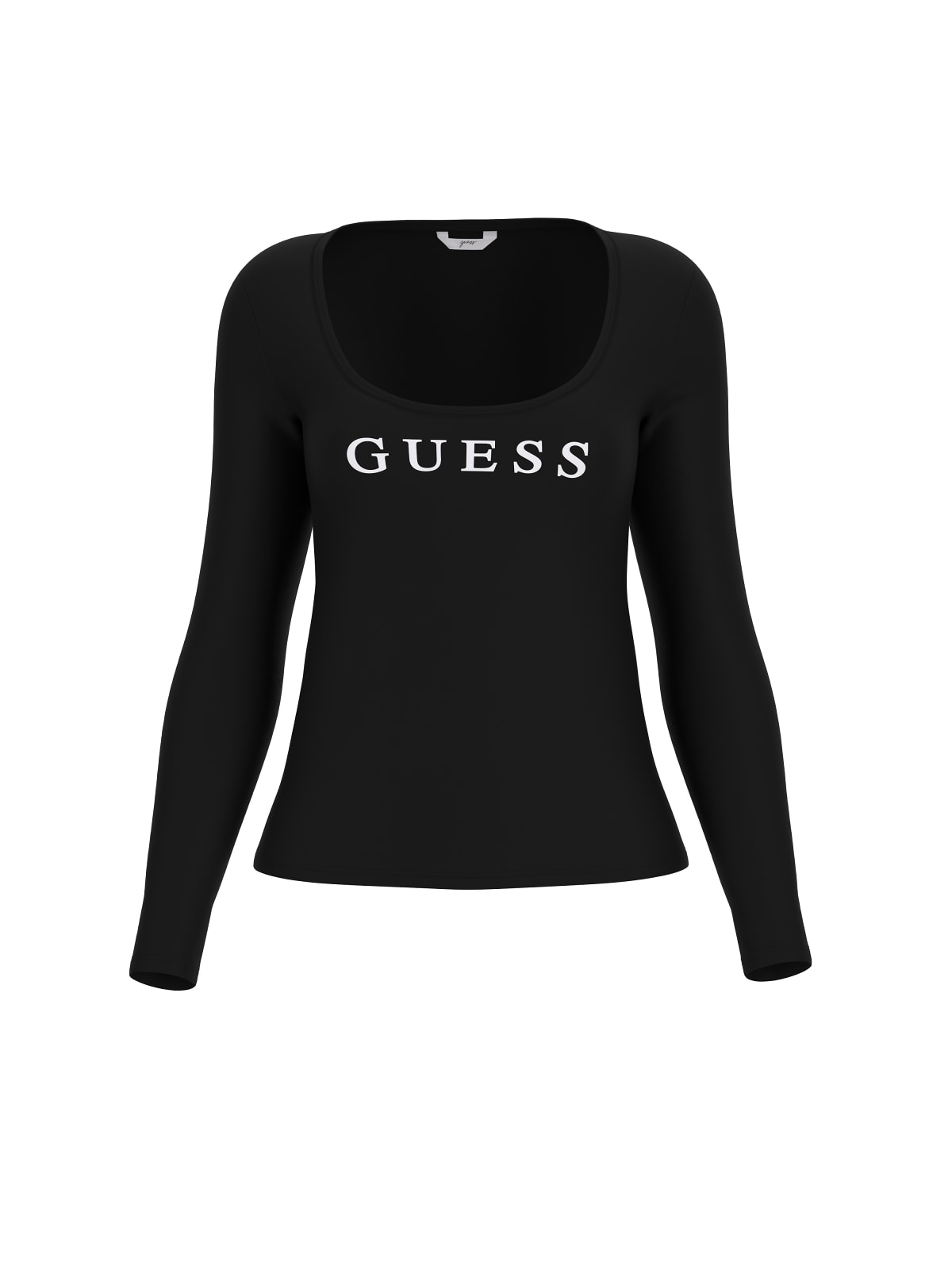 Guess T-shirt T-shirt NEW CARRIE LS FITTED SHIRT Nero