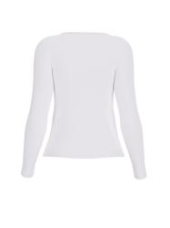 T-shirt NEW CARRIE LS FITTED SHIRT Bianco