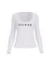 Guess T-shirt T-shirt NEW CARRIE LS FITTED SHIRT Bianco - Foto 1
