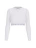 Guess T-shirt T-shirt GJ LS CROP TOP Bianco - Foto 1