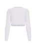 Guess T-shirt T-shirt GJ LS CROP TOP Bianco - Foto 2