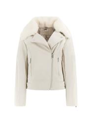 Guess Giubbotti DARCEY BIKER JACKET Beige