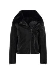 Guess Giubbotti DARCEY BIKER JACKET Nero