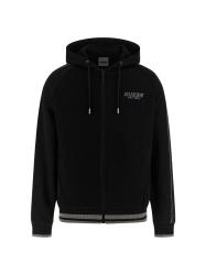 Finlo zipped hoodie sweatishirt Nero