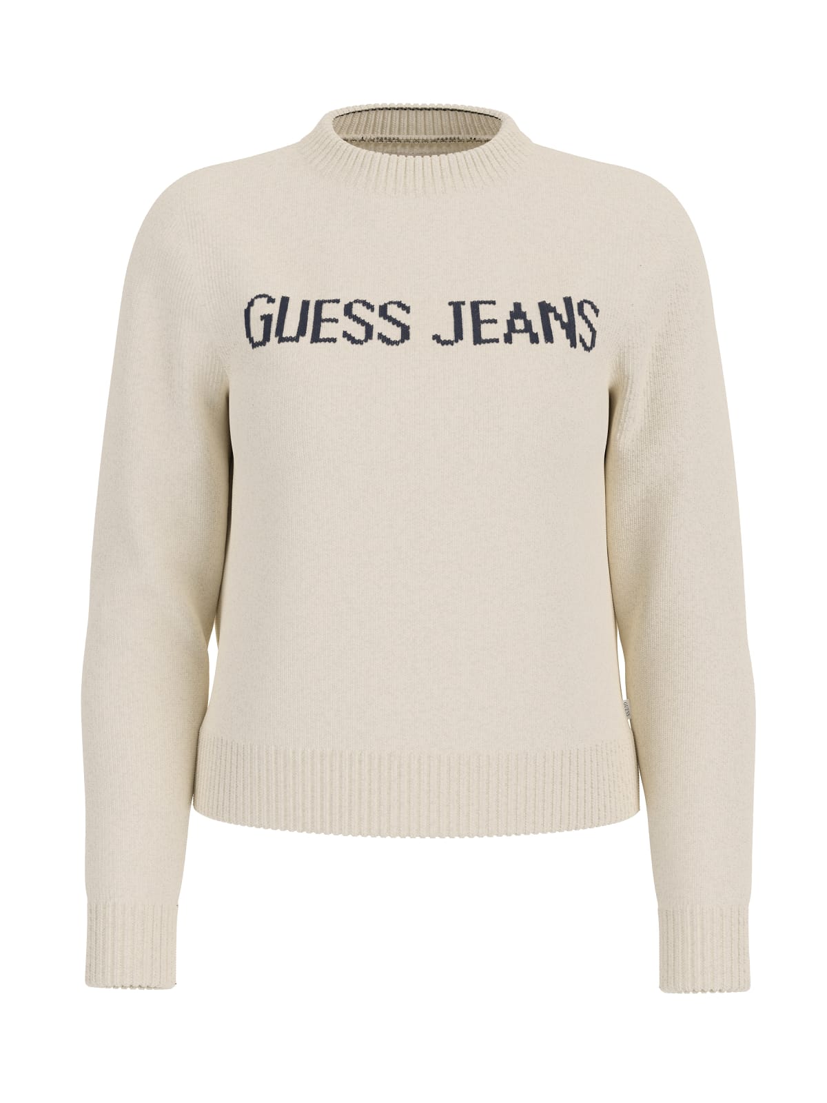 Guess Maglioni GJ LS CN INTARSIA SWTR Bianco