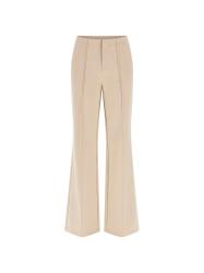 Guess Pantaloni CARLA FLARE PANTS Beige