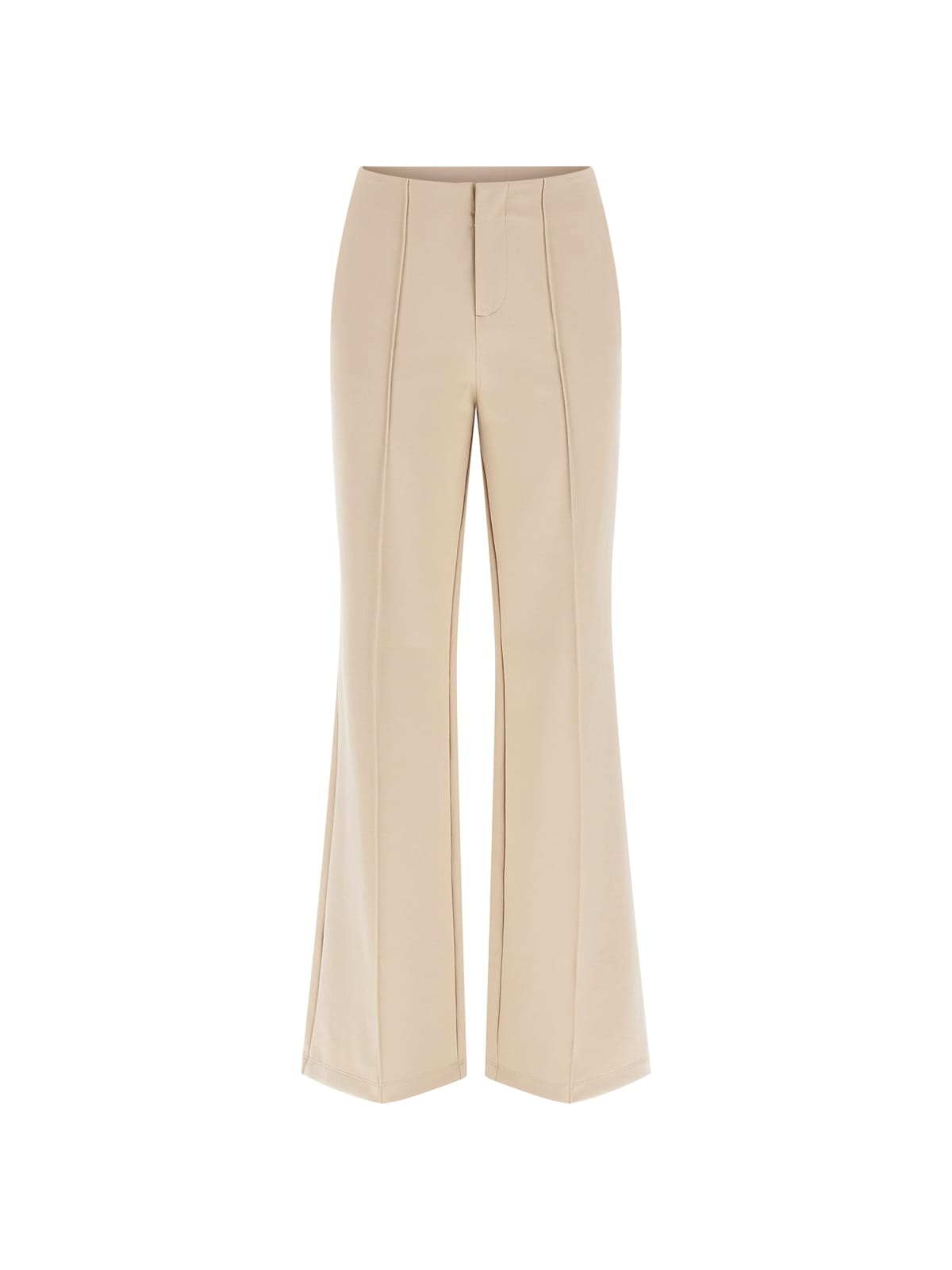 Guess Pantaloni CARLA FLARE PANTS Beige