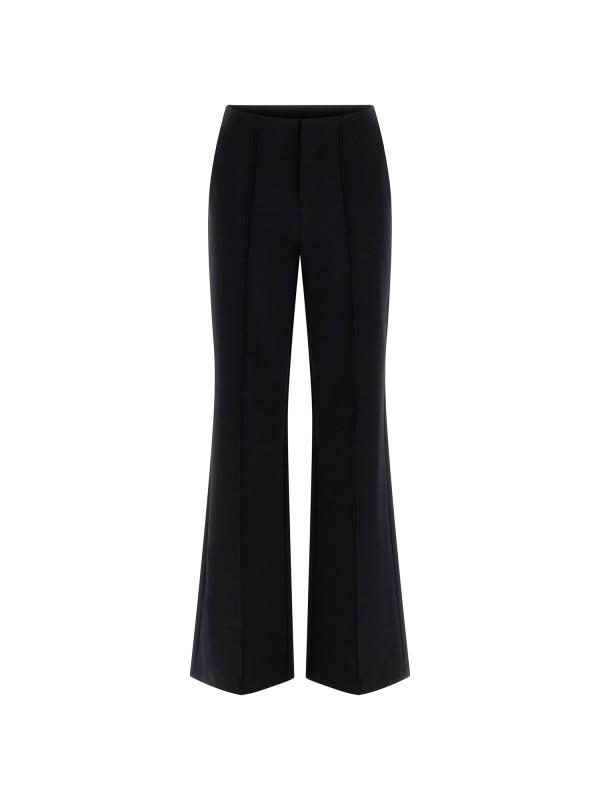 Guess Pantaloni CARLA FLARE PANTS Nero