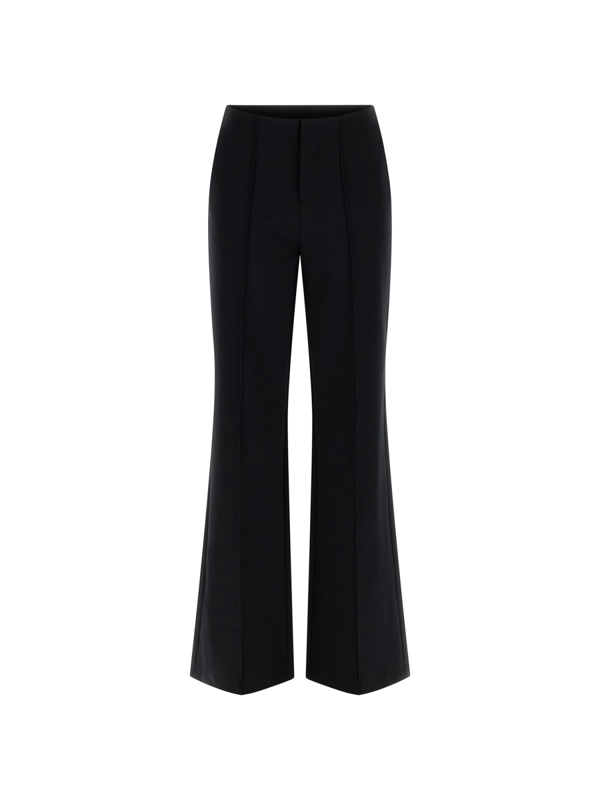 Guess Pantaloni CARLA FLARE PANTS Nero