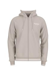 Finlo zipped hoodie sweatishirt Beige