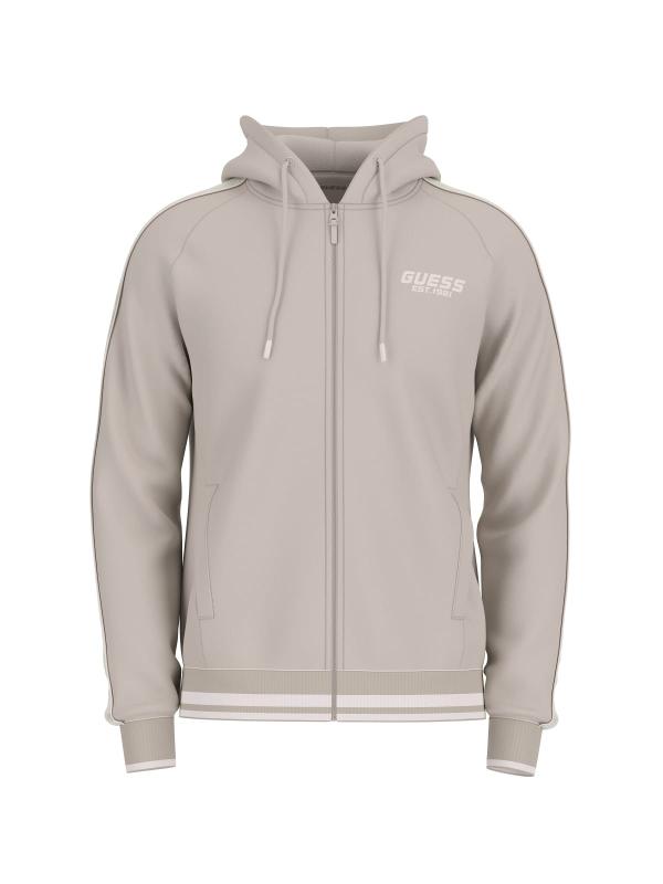 Finlo zipped hoodie sweatishirt Beige