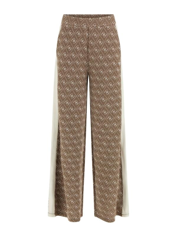 4G RHOMBUS JACQUARD STRAINGHT L Marrone