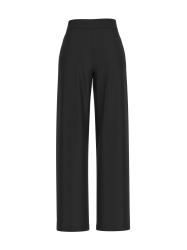 3D PEONY WIDE LENG PANTS Nero