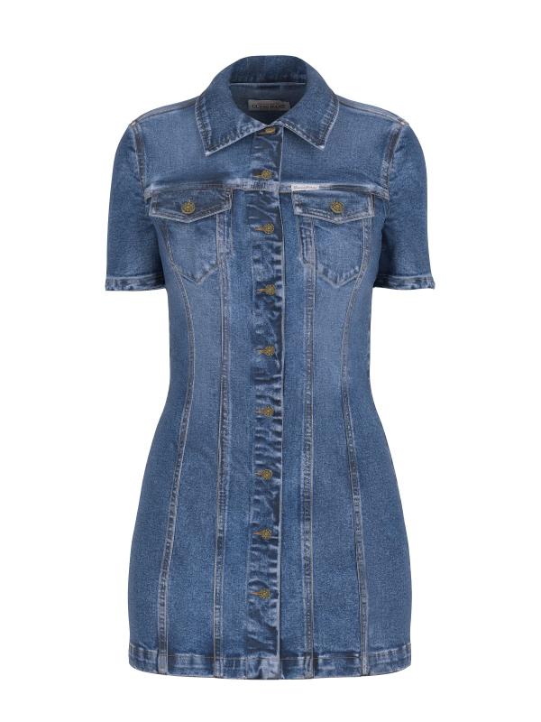 GJ SS DENIM DRESS Denim