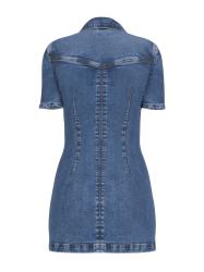GJ SS DENIM DRESS Denim