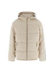 FUSCO 4G LOGO PADDED JACKET Beige