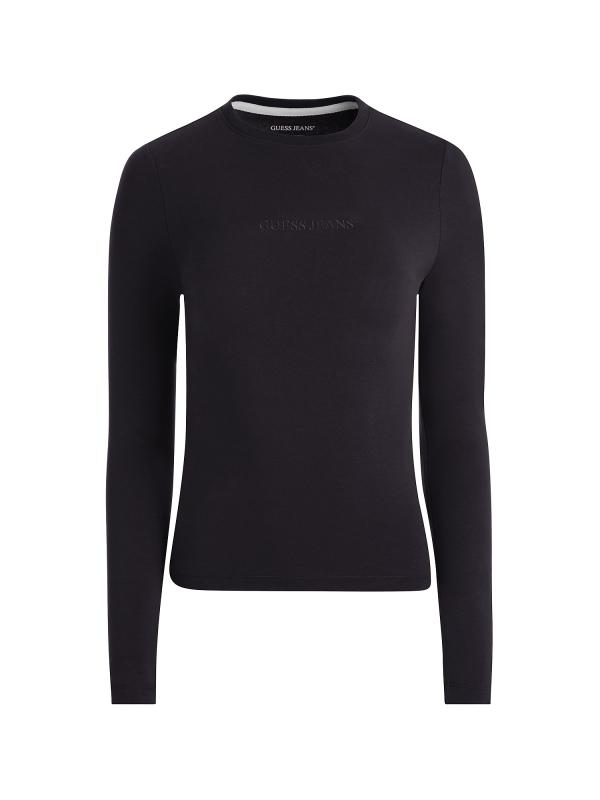 Guess T-shirt T-shirt GJ SLIM LOGO EMB Nero