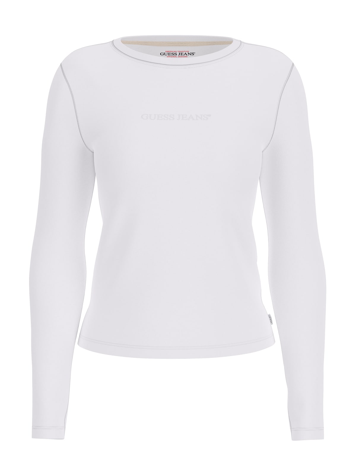 Guess T-shirt T-shirt GJ SLIM LOGO EMB Bianco