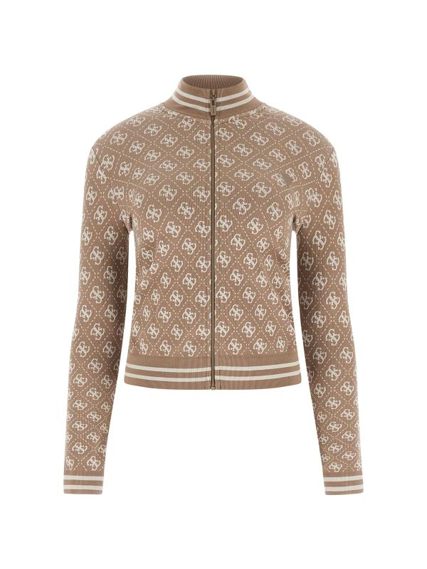 4G RHOMBUS SEAMLESS LS TOP Marrone