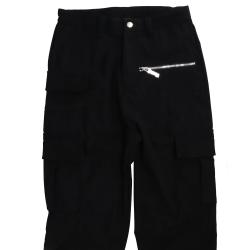 25IDS55237 CARGO VELLUTO Nero