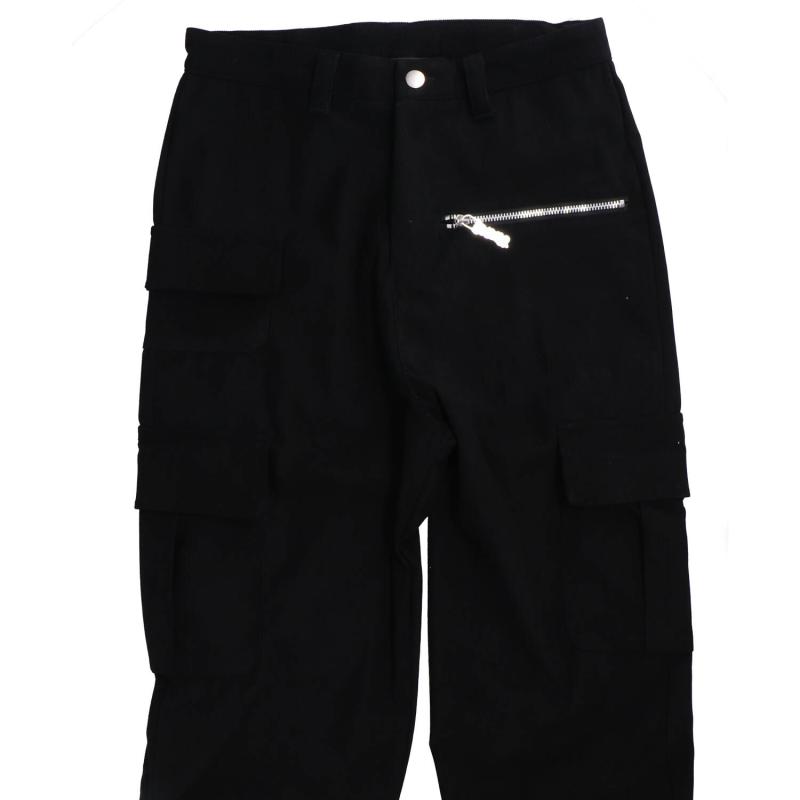 25IDS55237 CARGO VELLUTO Nero