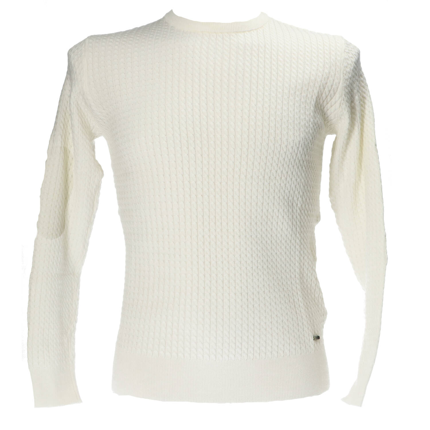 Gianni Lupo Maglioni GL35071 GIROCOLLO WOOL BLEND Bianco