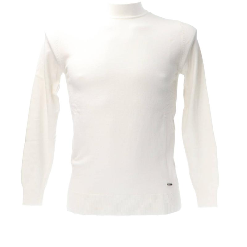 Gianni Lupo Maglioni GL0032S-F25 LUPETTO BASIC Bianco