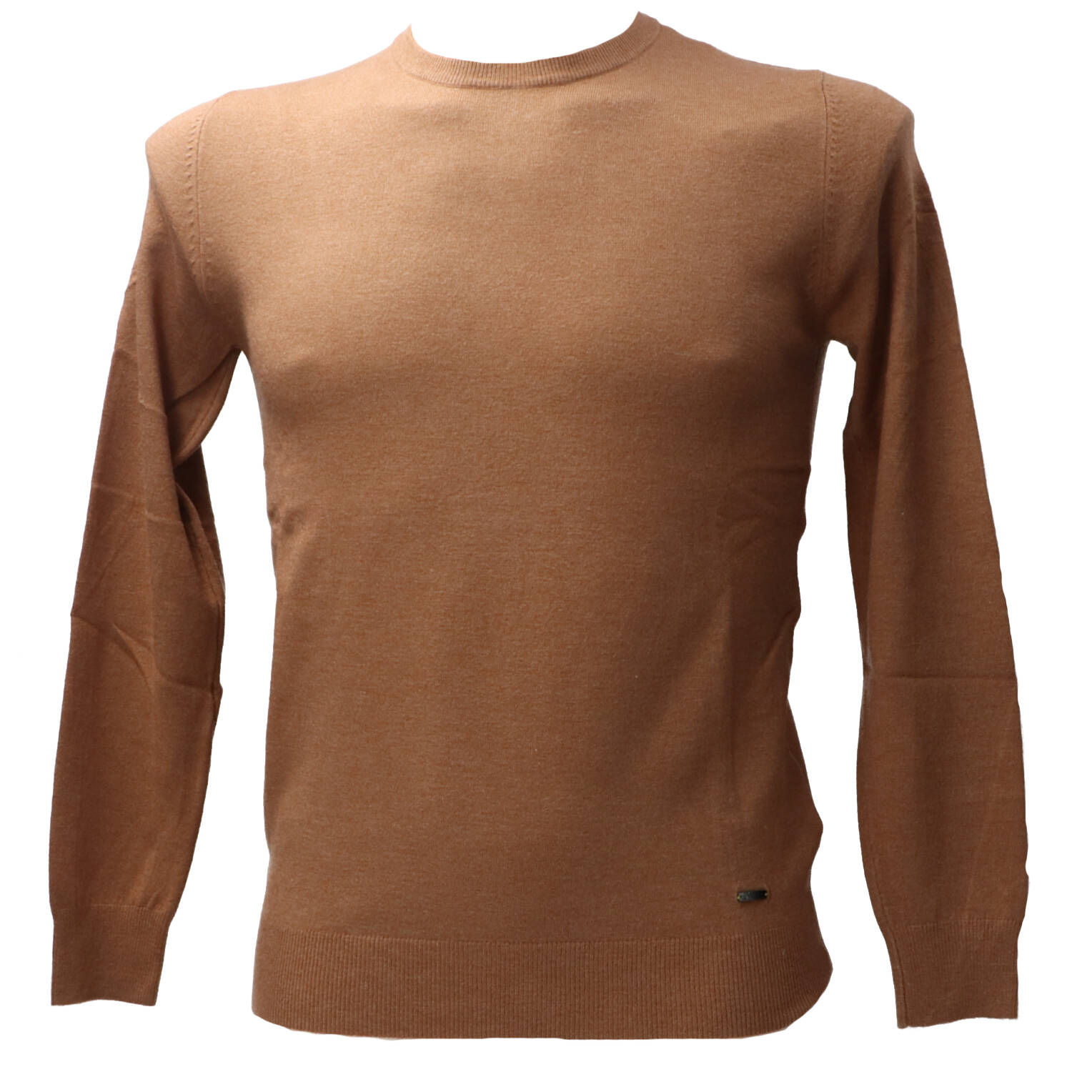 Gianni Lupo Maglioni GL33398-F25 GIROCOLLO RASATO Marrone