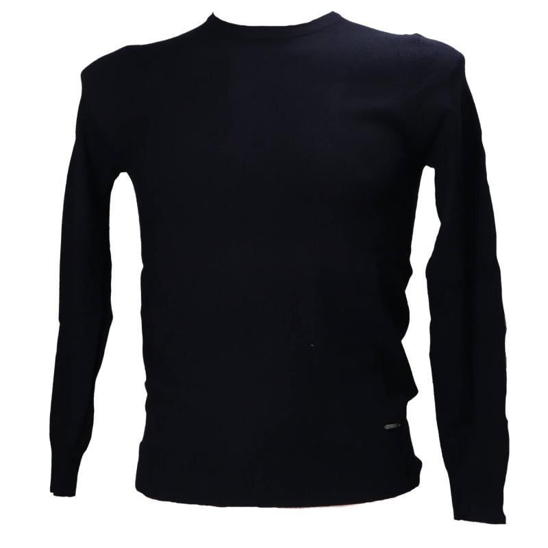 Gianni Lupo Maglioni GL33398-F25 GIROCOLLO RASATO Blu