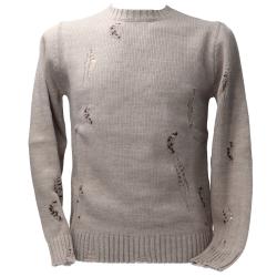 Gianni Lupo Maglioni BW1010 GIROCOLLO INTRECCIATO  Grigio