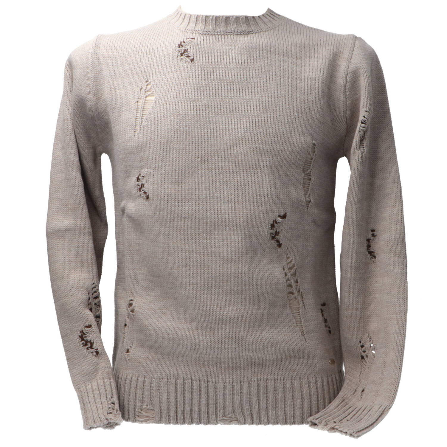 Gianni Lupo Maglioni BW1010 GIROCOLLO INTRECCIATO  Grigio