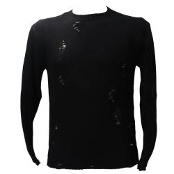 Gianni Lupo Maglioni BW1010 GIROCOLLO INTRECCIATO  Nero