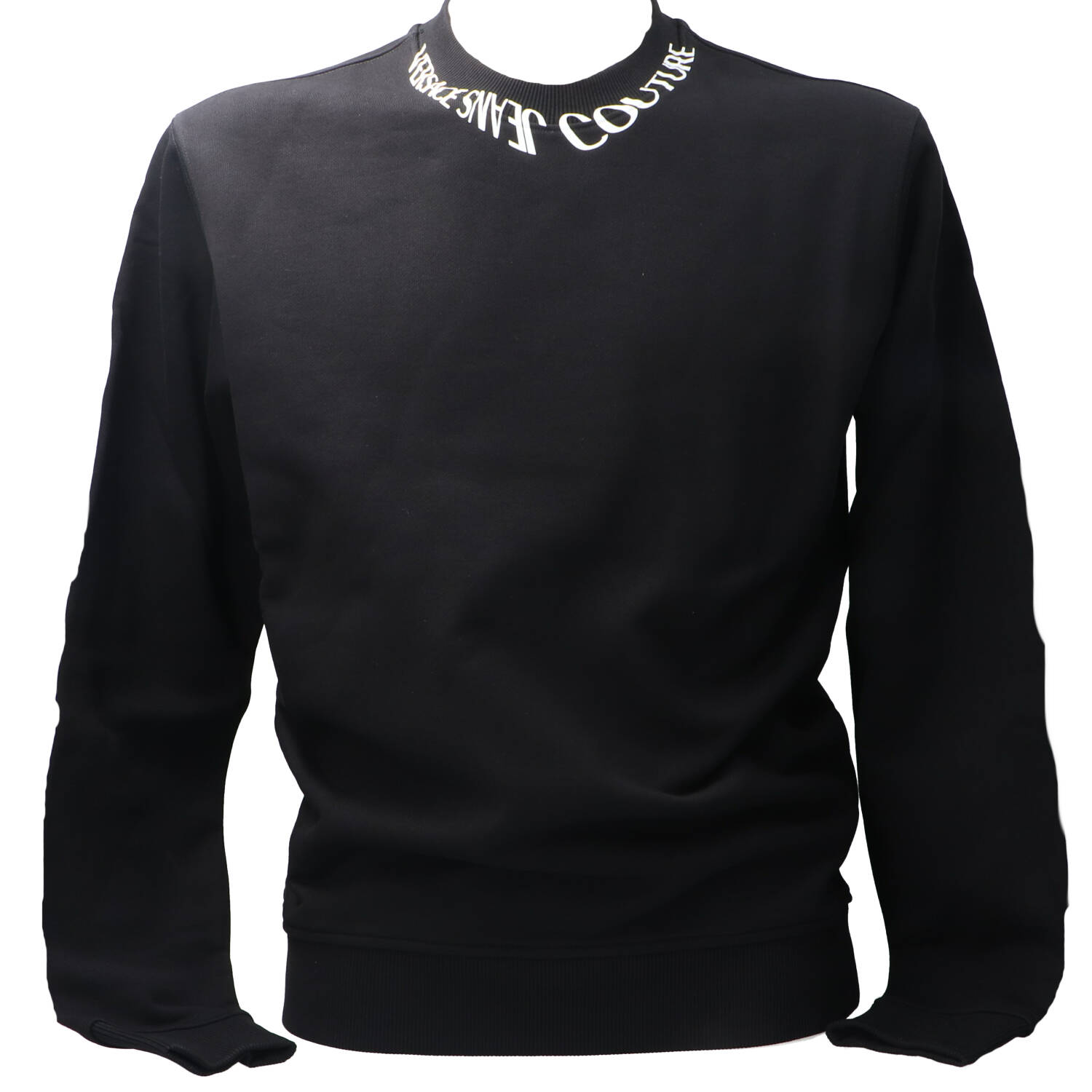 Versace Felpe 79UP302 R VJC LOGO LIQUIFY COLLAR Nero
