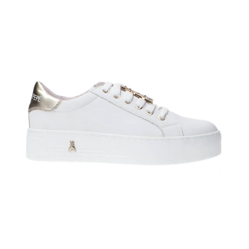 Sneakers PPJ907 VITELLO CHARM STRASS Bianco