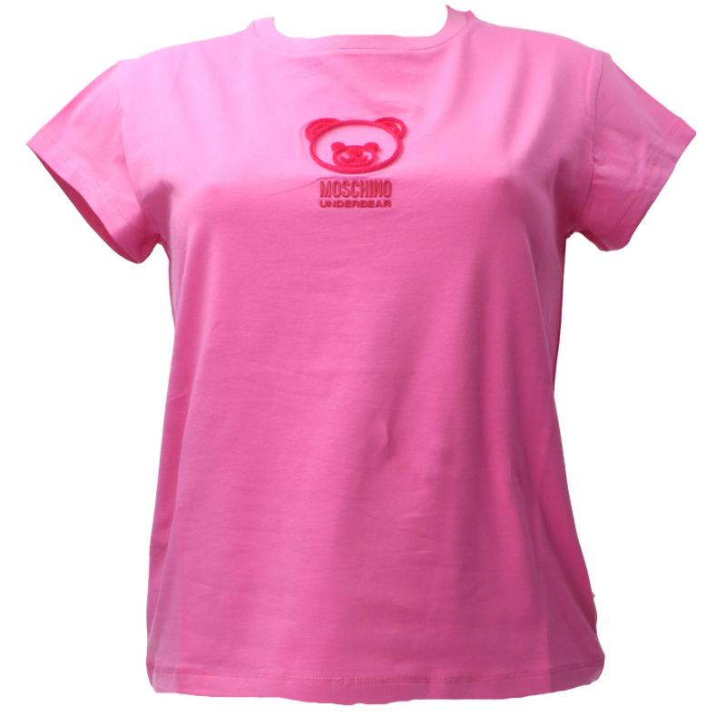 Moschino T-shirt V6A0705 STRETCH JERSEY Rosa