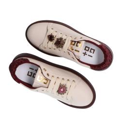 Combi leather PIA Bordeaux