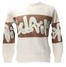 25IDS55201 GIROCOLLO GRAFFITO FASCIA Beige