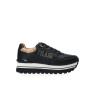Sneakers PLATFORM PELLE E GEO Nero