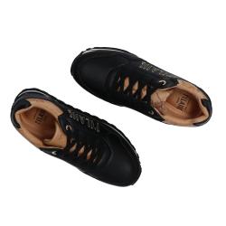 Sneakers PLATFORM PELLE E GEO Nero