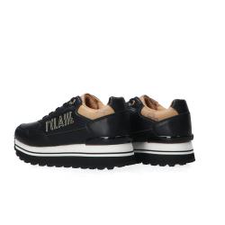 Sneakers PLATFORM PELLE E GEO Nero