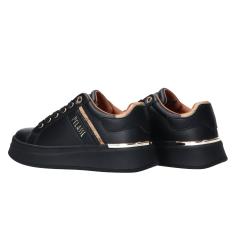 Sneakers Stringata pelle e geo N 2266 0289 Nero