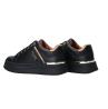 Sneakers Stringata pelle e geo N 2266 0289 Nero