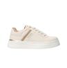Sneakers Stringata pelle e geo N 2266 0289 Bianco Panna