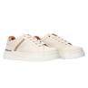 Sneakers Stringata pelle e geo N 2266 0289 Bianco Panna